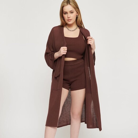 NWT DYNAMITE | Cardigan Long Overpiece | Sz. XS/S - Picture 2 of 11